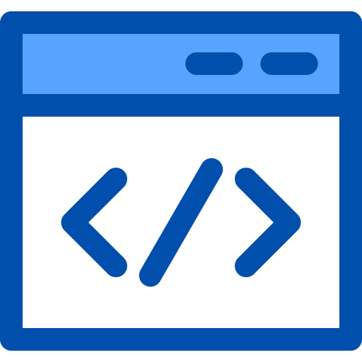 code Generic Blue icoon