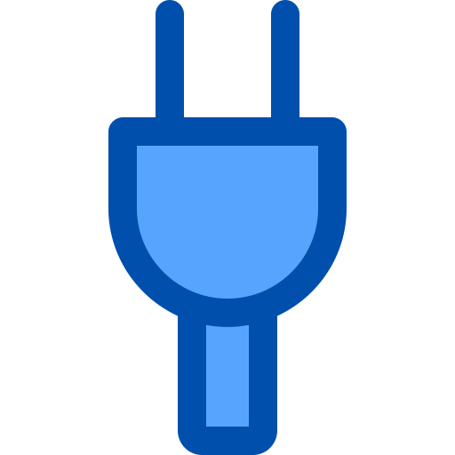 enchufe Generic Blue icono