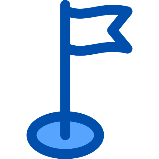 drapeau Generic Blue Icône