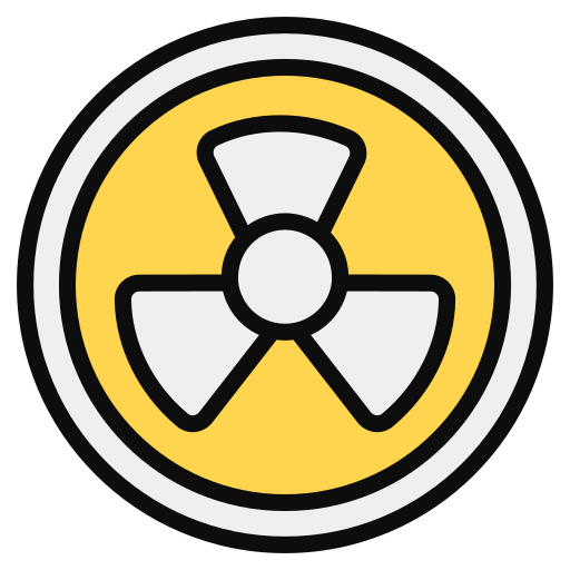 放射線 Generic Outline Color icon