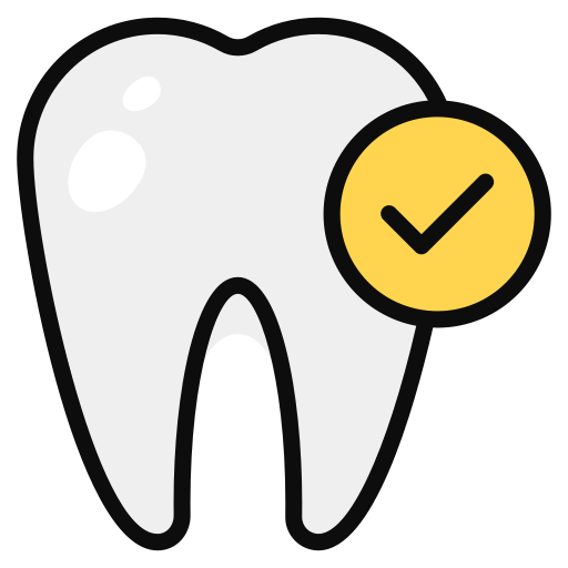 zdrowy ząb Generic Outline Color ikona
