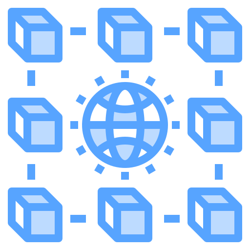 ソーシャルネットワーク Catkuro Blue icon