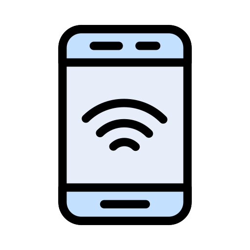Мобильный телефон Vector Stall Lineal Color иконка