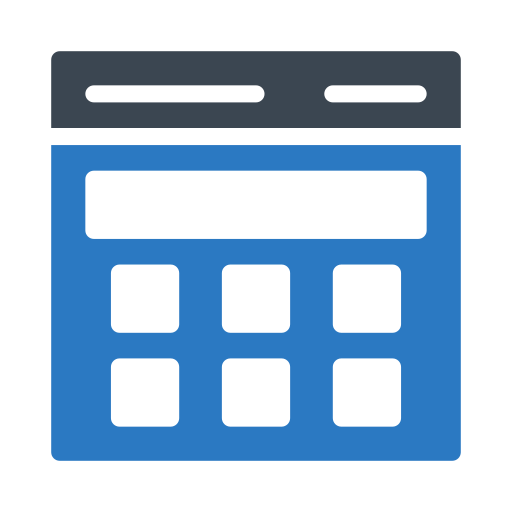 Calculation Vector Stall Flat icon