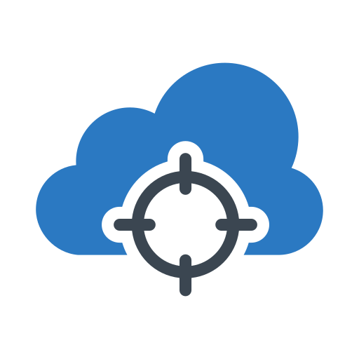 Cloud storage Vector Stall Flat icon