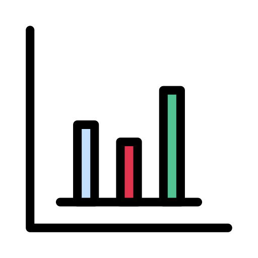 보고서 Vector Stall Lineal Color icon