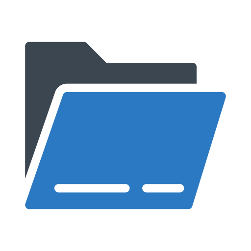 File storage Vector Stall Flat icon