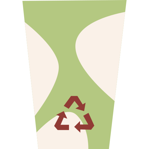 recycelt Cartoon Flat icon