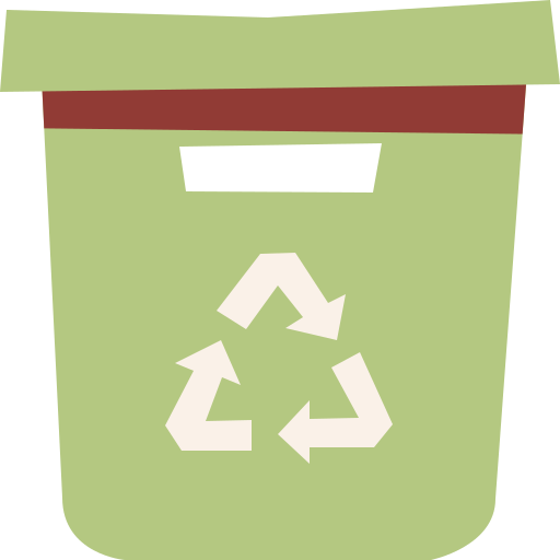 Recycling Cartoon Flat icon