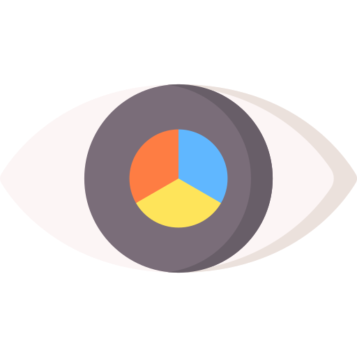Color blindness test Special Flat icon