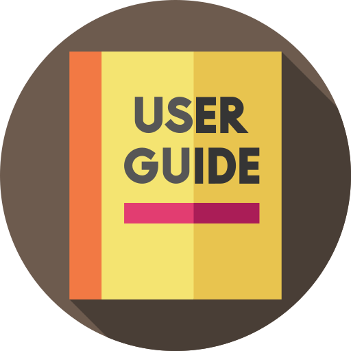 User guide Flat Circular Flat icon