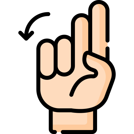 langage des signes Special Lineal color Icône