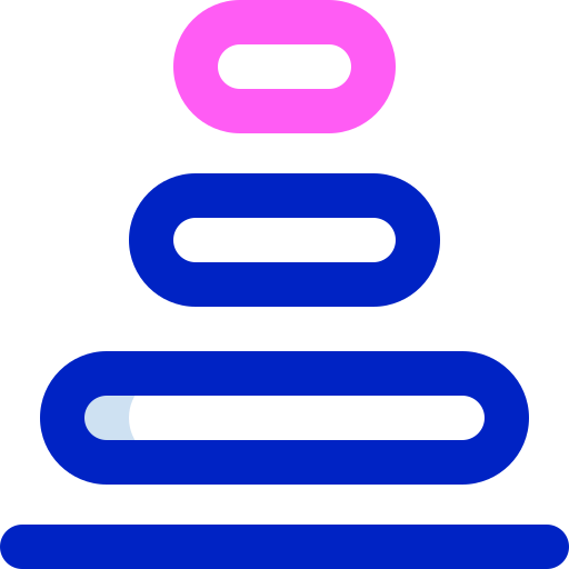 pirâmides Super Basic Orbit Color Ícone