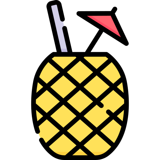 Pineapple juice Special Lineal color icon