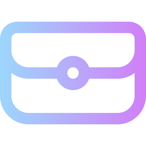 Purse Super Basic Rounded Gradient icon