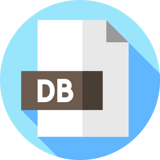 db Flat Circular Flat icon