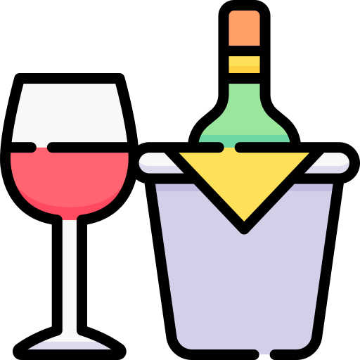 wijn Special Lineal color icoon