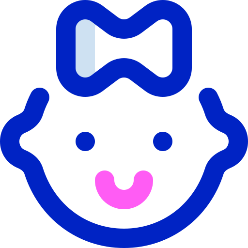 babymeisje Super Basic Orbit Color icoon