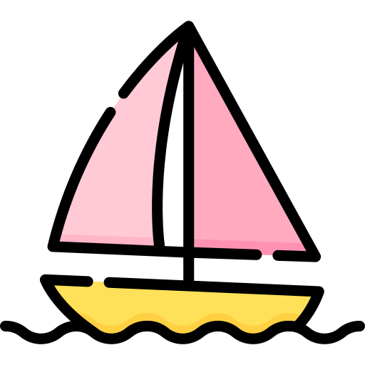 zeilboot Special Lineal color icoon