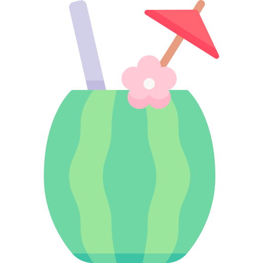 watermeloensap Special Flat icoon