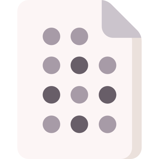 braille Special Flat Icône