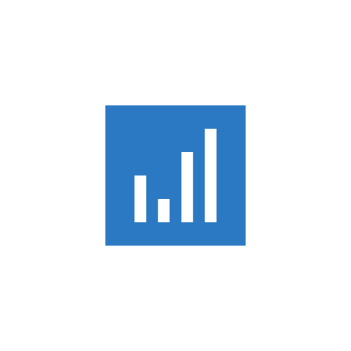 staafdiagram Vector Stall Flat icoon