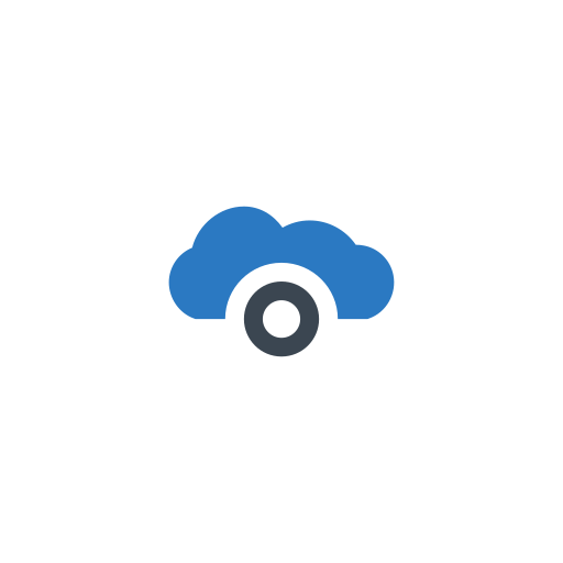 Cloudy Vector Stall Flat icon