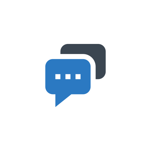 Chat Vector Stall Flat icon