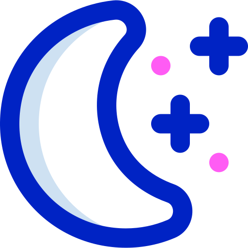 月 Super Basic Orbit Color icon