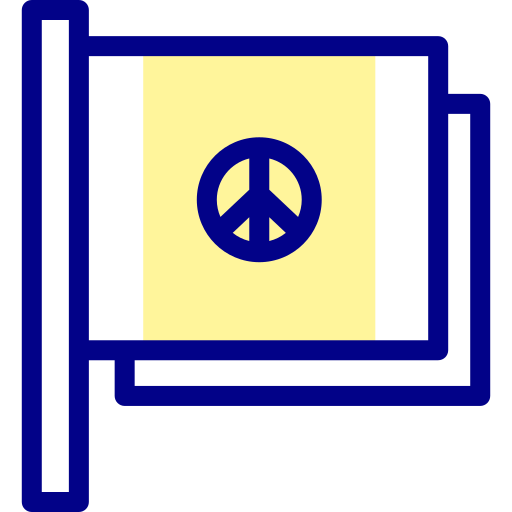 平和 Detailed Mixed Lineal color icon