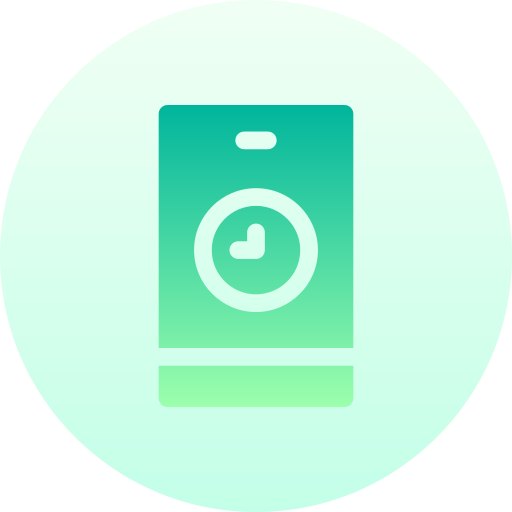 Smartphone Basic Gradient Circular icon