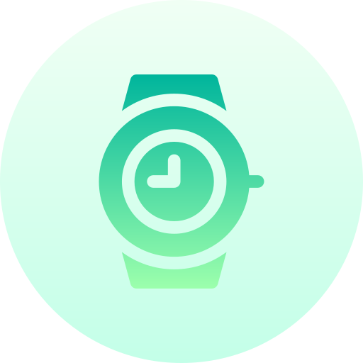 Wristwatch Basic Gradient Circular icon