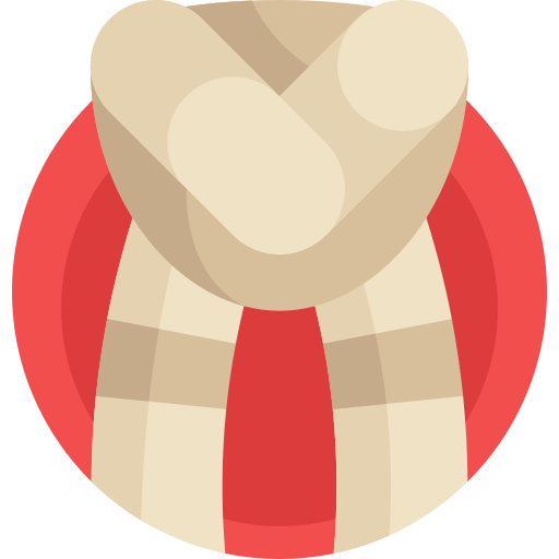 sjaal Detailed Flat Circular Flat icoon