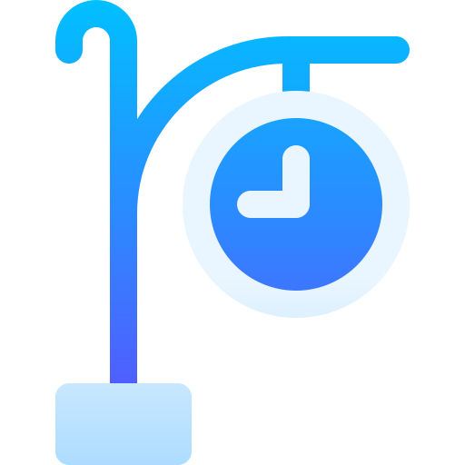 orologio Basic Gradient Gradient icona