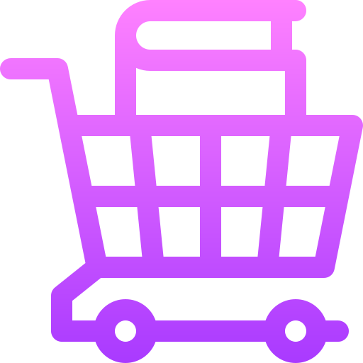 Cart Basic Gradient Lineal color icon