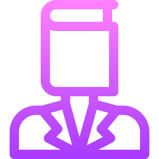 ratón de biblioteca Basic Gradient Lineal color icono