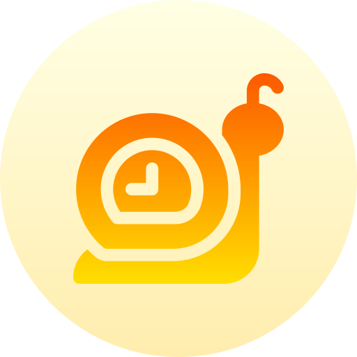 caracol Basic Gradient Circular icono