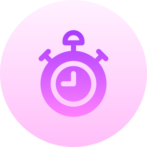 despertador Basic Gradient Circular icono