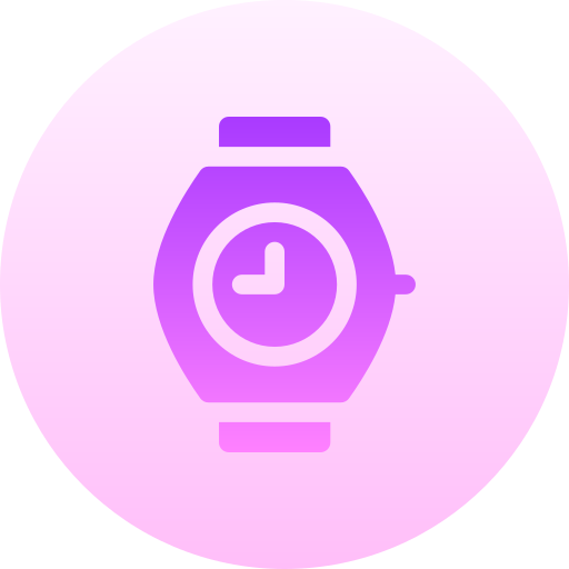 reloj de pulsera Basic Gradient Circular icono