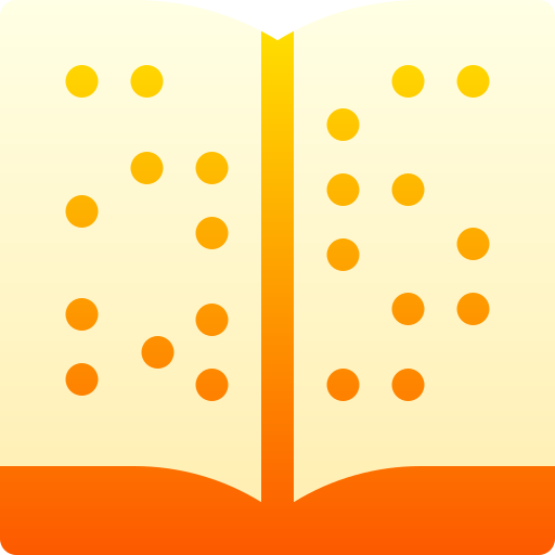 braille Basic Gradient Gradient icona