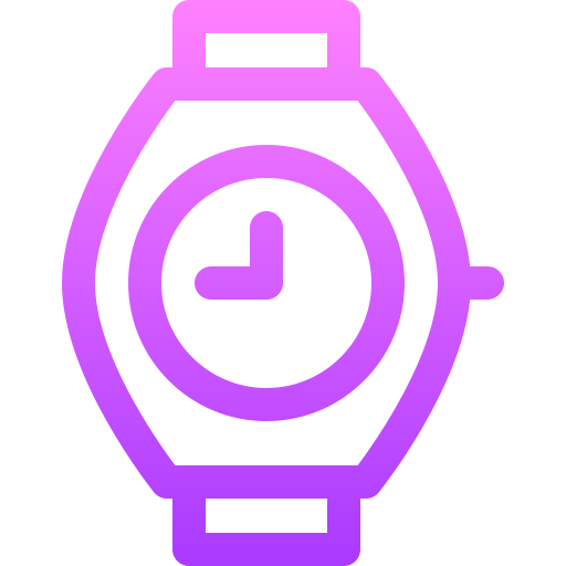 zegarek na rękę Basic Gradient Lineal color ikona