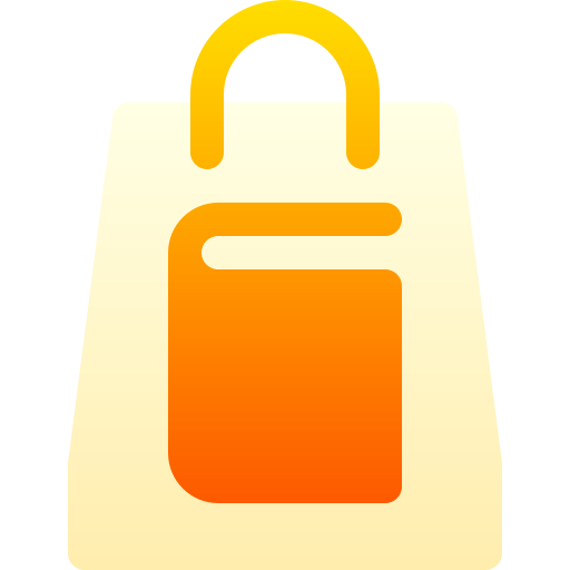 sac de courses Basic Gradient Gradient Icône