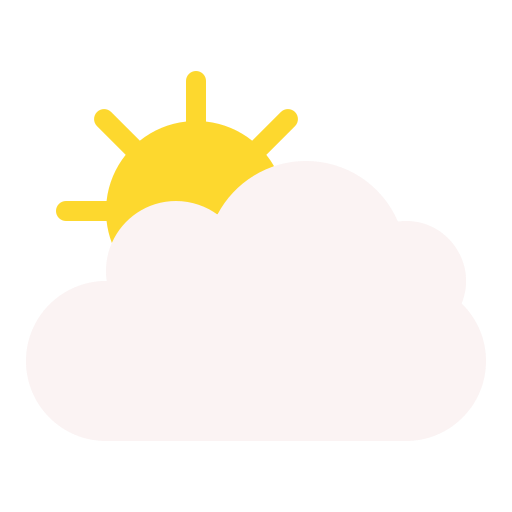 Clouds and sun Generic Flat icon