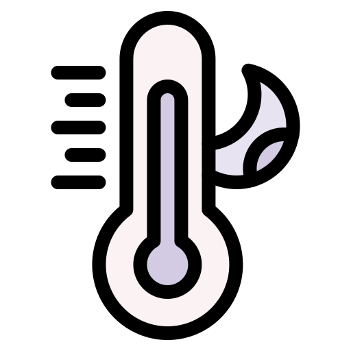 la temperatura Generic Outline Color icono
