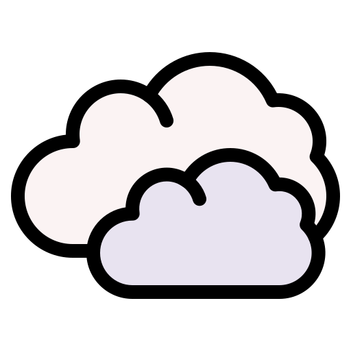 wolken Generic Outline Color icon