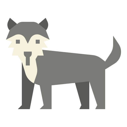 Wolf Generic Flat icon