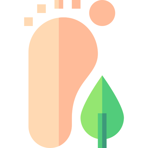 impronta ecologica Basic Straight Flat icona