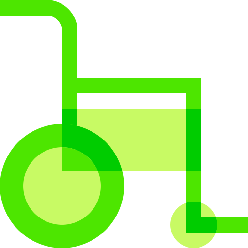 Wheelchair Basic Sheer Flat icon