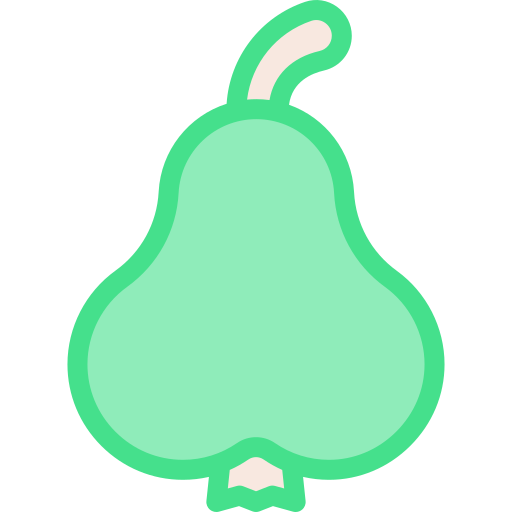 Pear Detailed color Lineal color icon