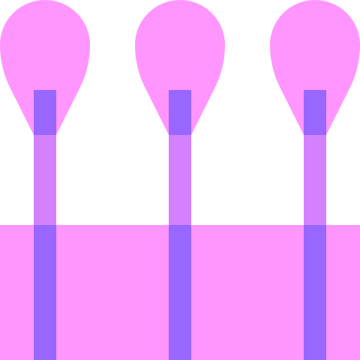 bastoncillos de algodón Basic Sheer Flat icono